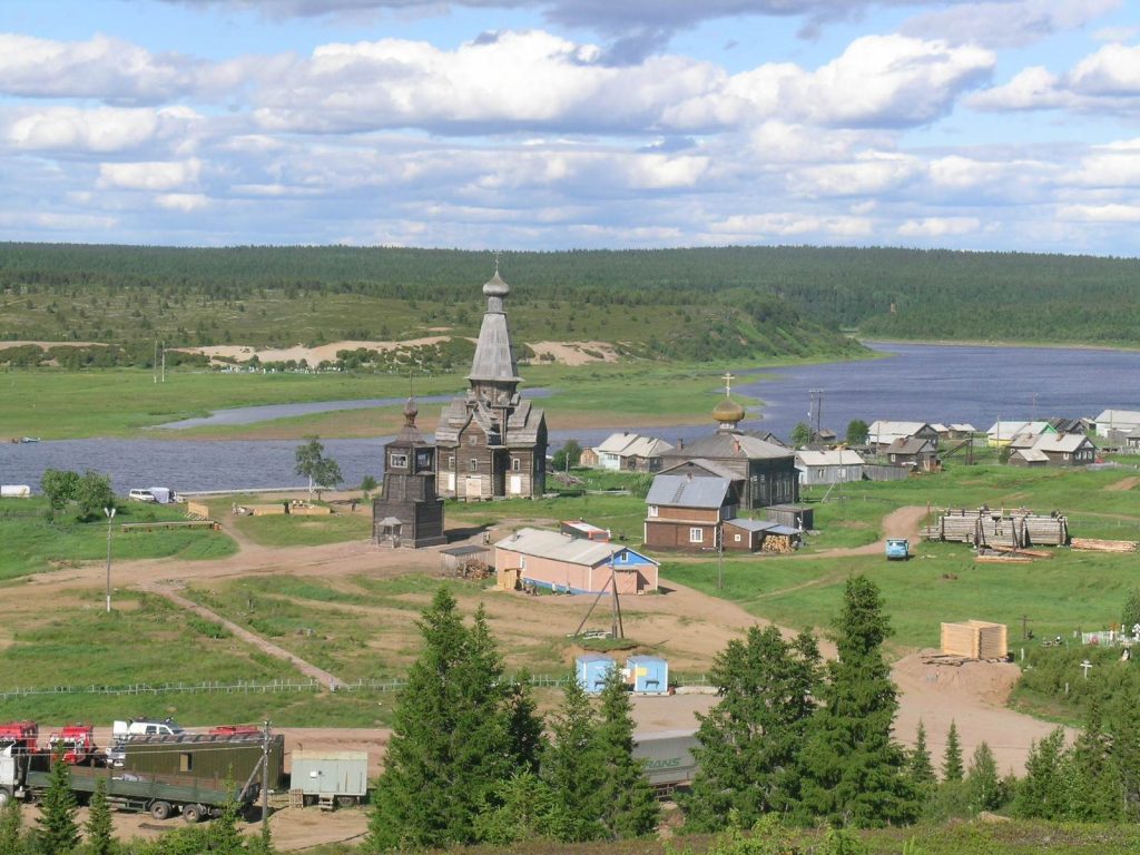 Село Варзуга на Терском берегу